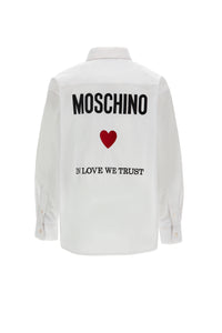 Thumbnail for Camisa blanca MOSCHINO para niños y teens