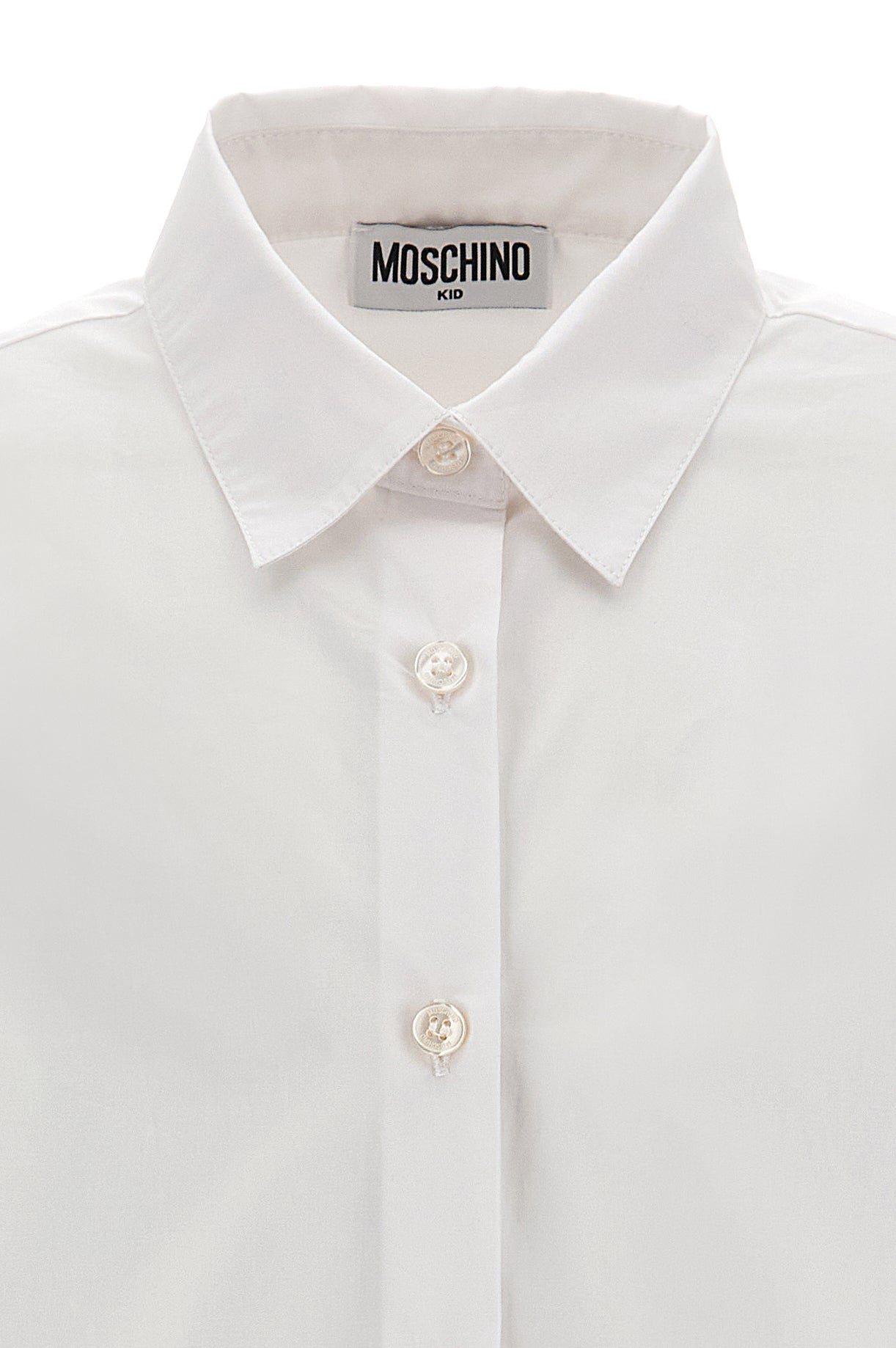 Camisa blanca MOSCHINO para niños y teens