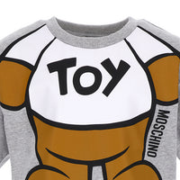 Thumbnail for Playera para bebé Moschino Gris