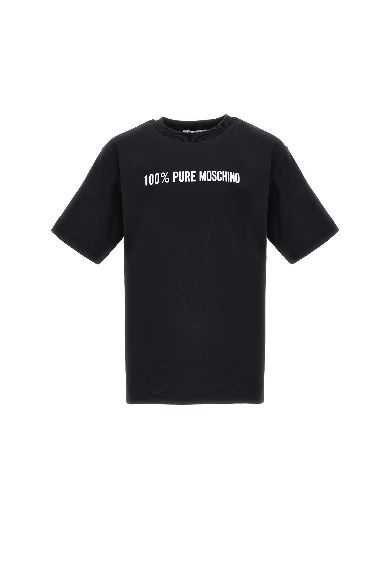 Playera para niño y teen Moschino negra