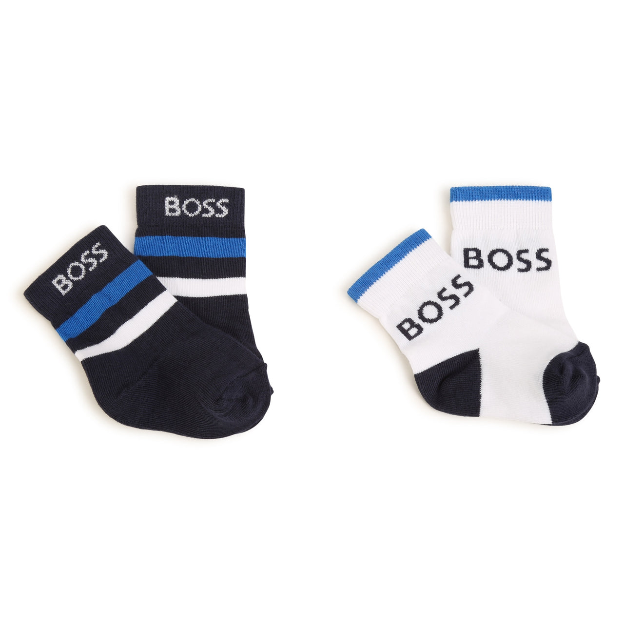 Calcetines BOSS azul para bebé