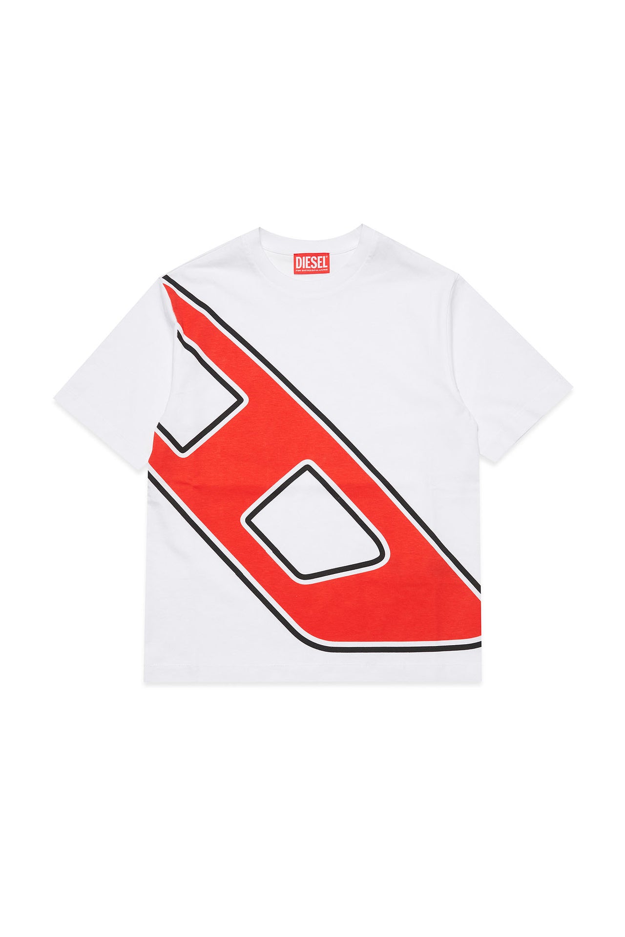 Playera DIESEL para niño y teens Blanca