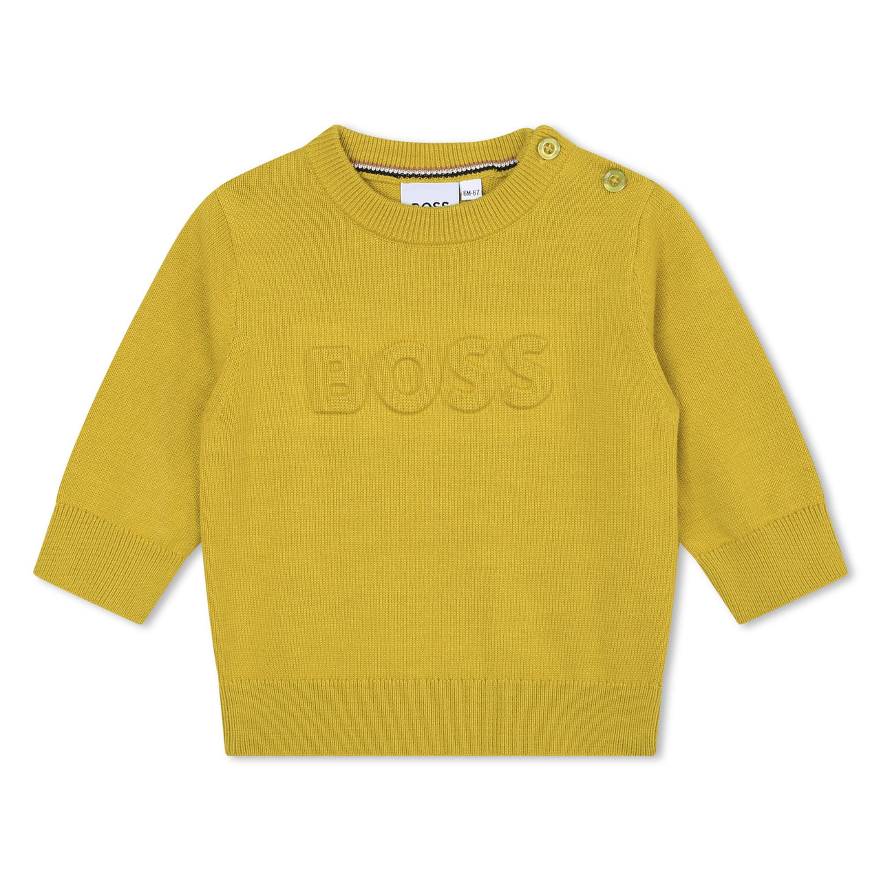 Sweater BOSS anís para bebé