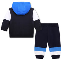 Thumbnail for Set de pants BOSS azul para bebé