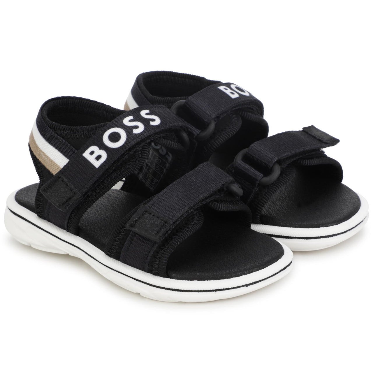 Sandalias BOSS negras para niños