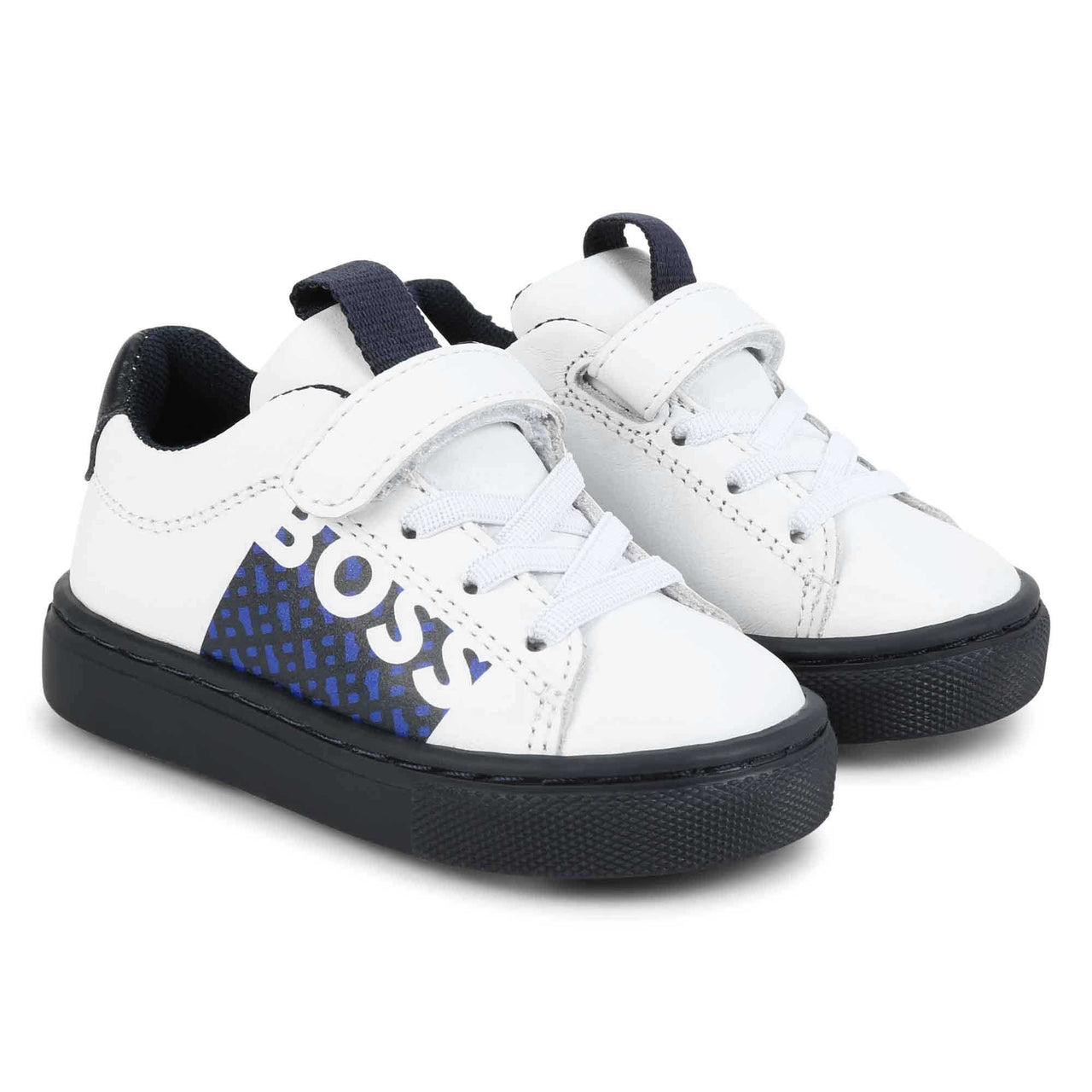 Tenis BOSS blancos para niños