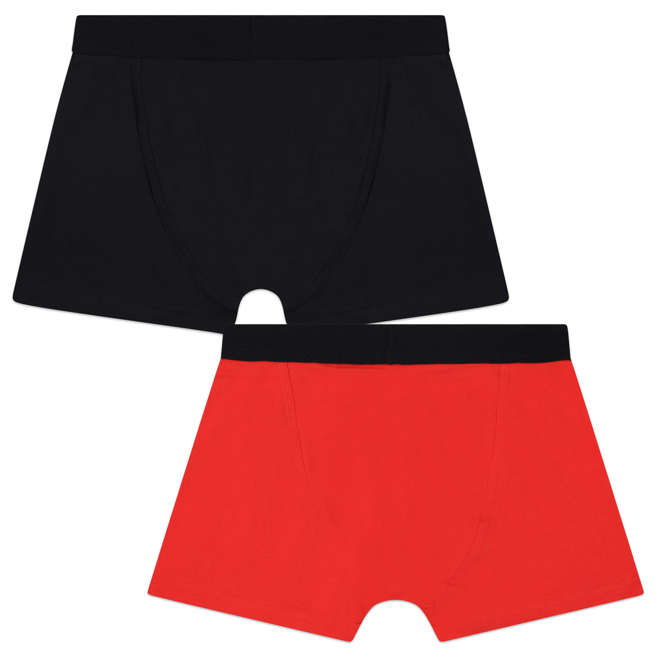 Set boxer BOSS negro/rojo para niño