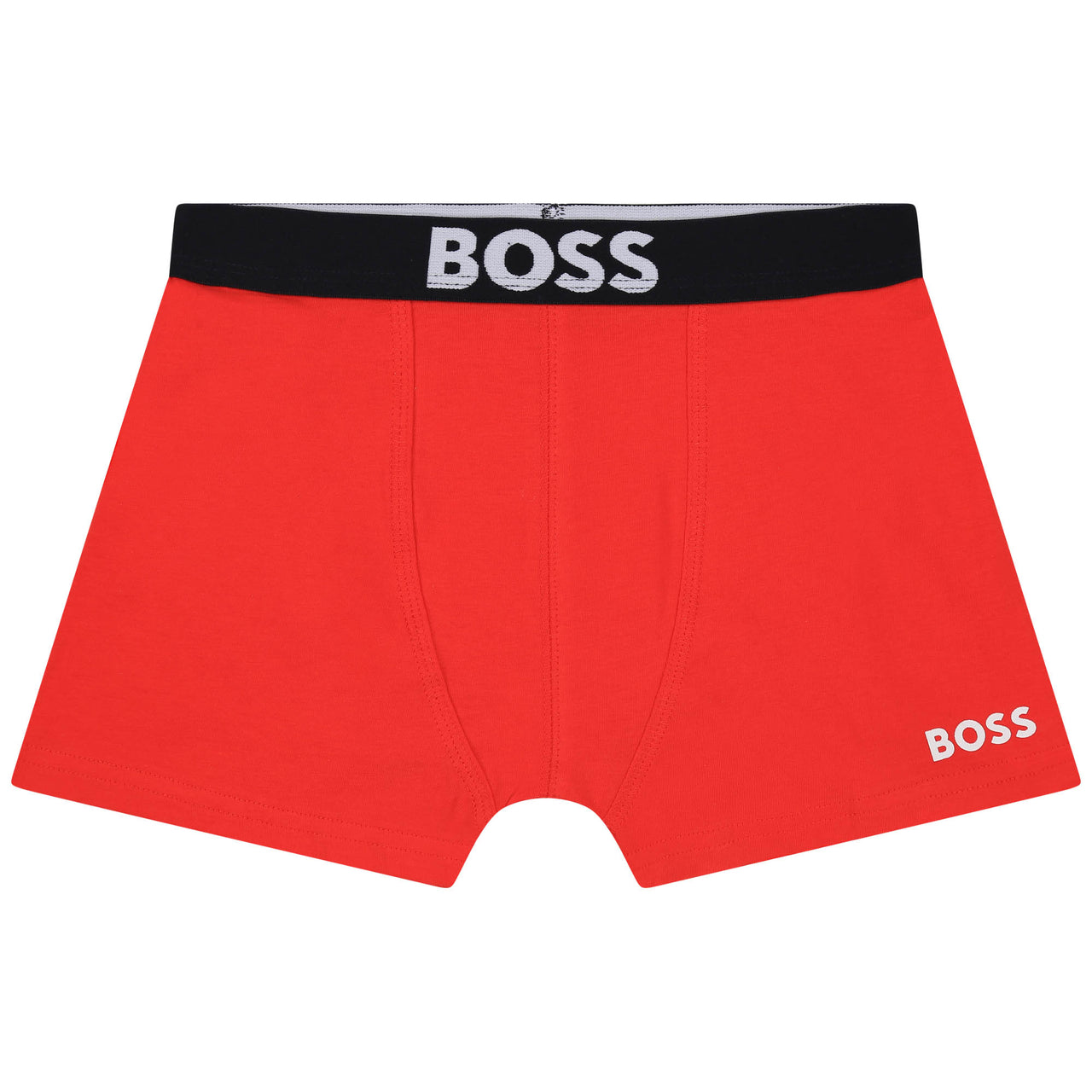 Set boxer BOSS negro/rojo para niño