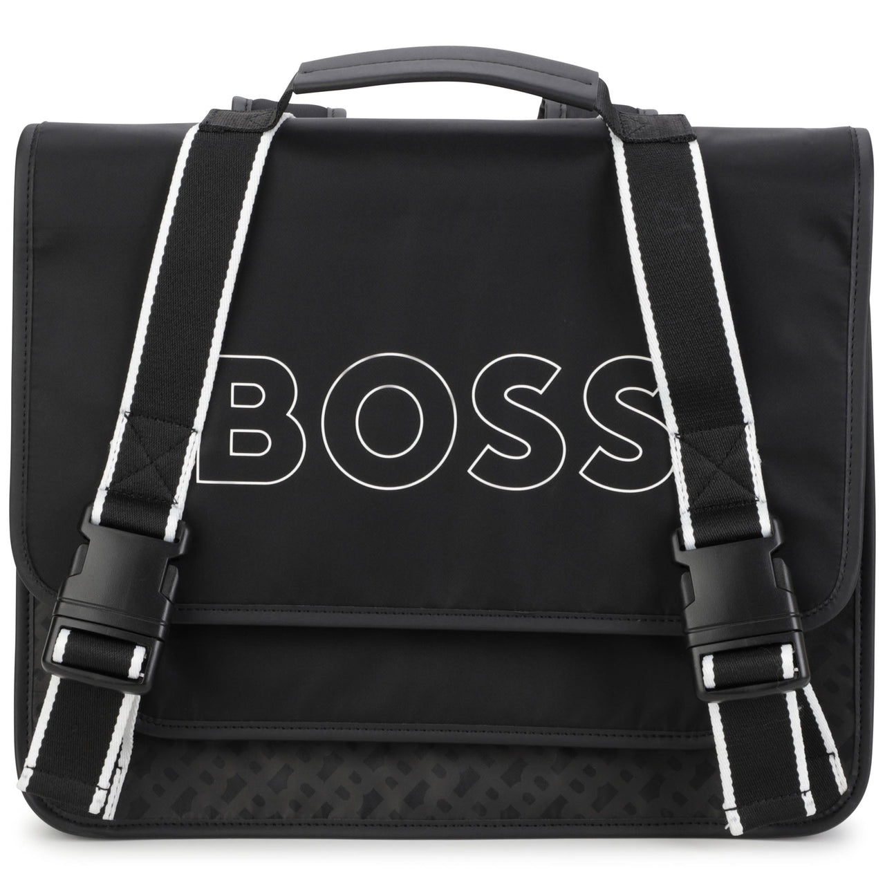 Backpack tipo portafolio BOSS negra unisex