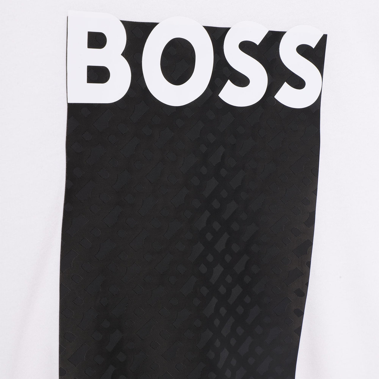 Playera blanca manda larga BOSS