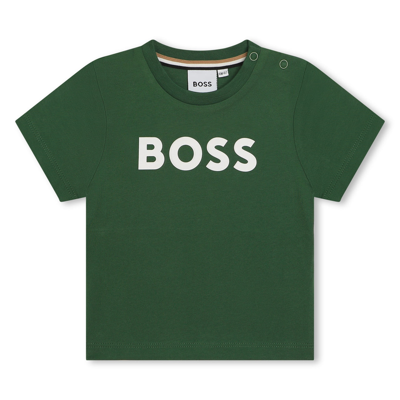 Playera para bebé verde Boss