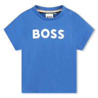 Thumbnail for BOSS playera para bebé manga corta color azul rey