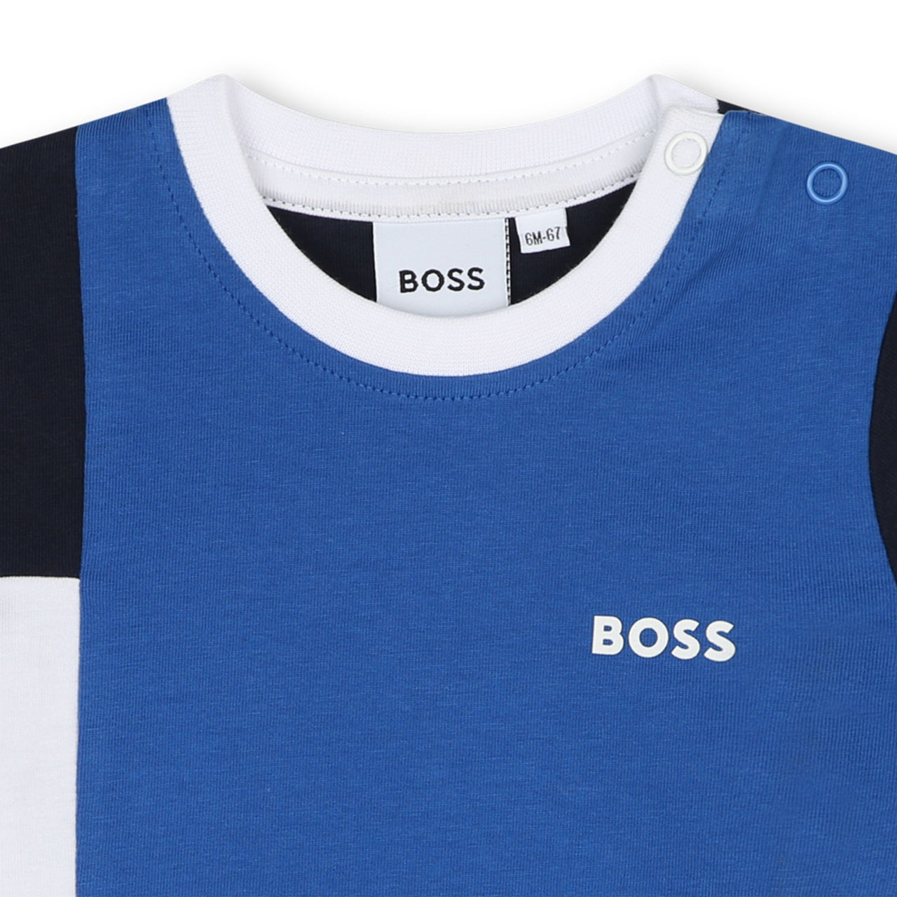 Playera para bebé azul Boss