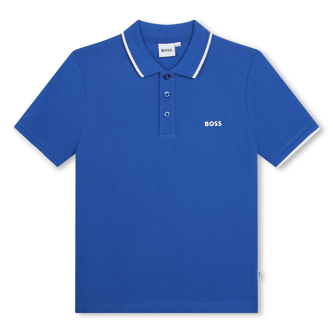 Playera Polo para niño y adolescente Boss azul