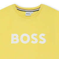 Thumbnail for Playera para niño y adolescente amarilla Boss