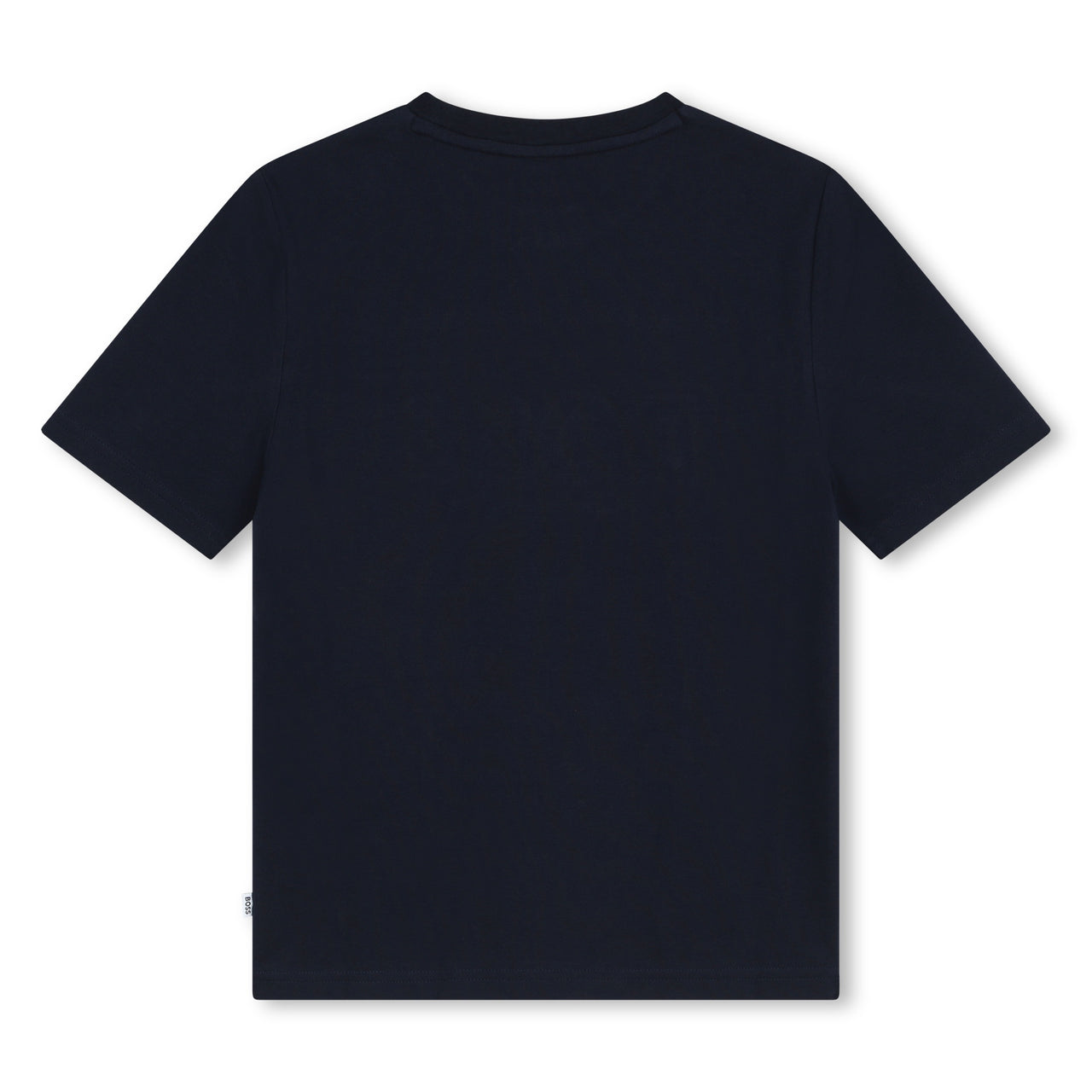 Playera para niño y adolescente azul marino Boss