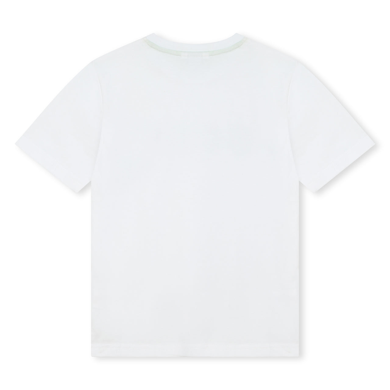 Playera para niño y adolescente blanca Boss