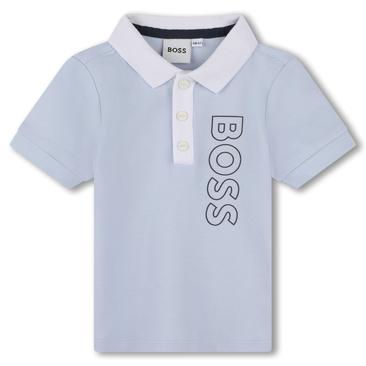 Set de para bebés short con playera Boss azul