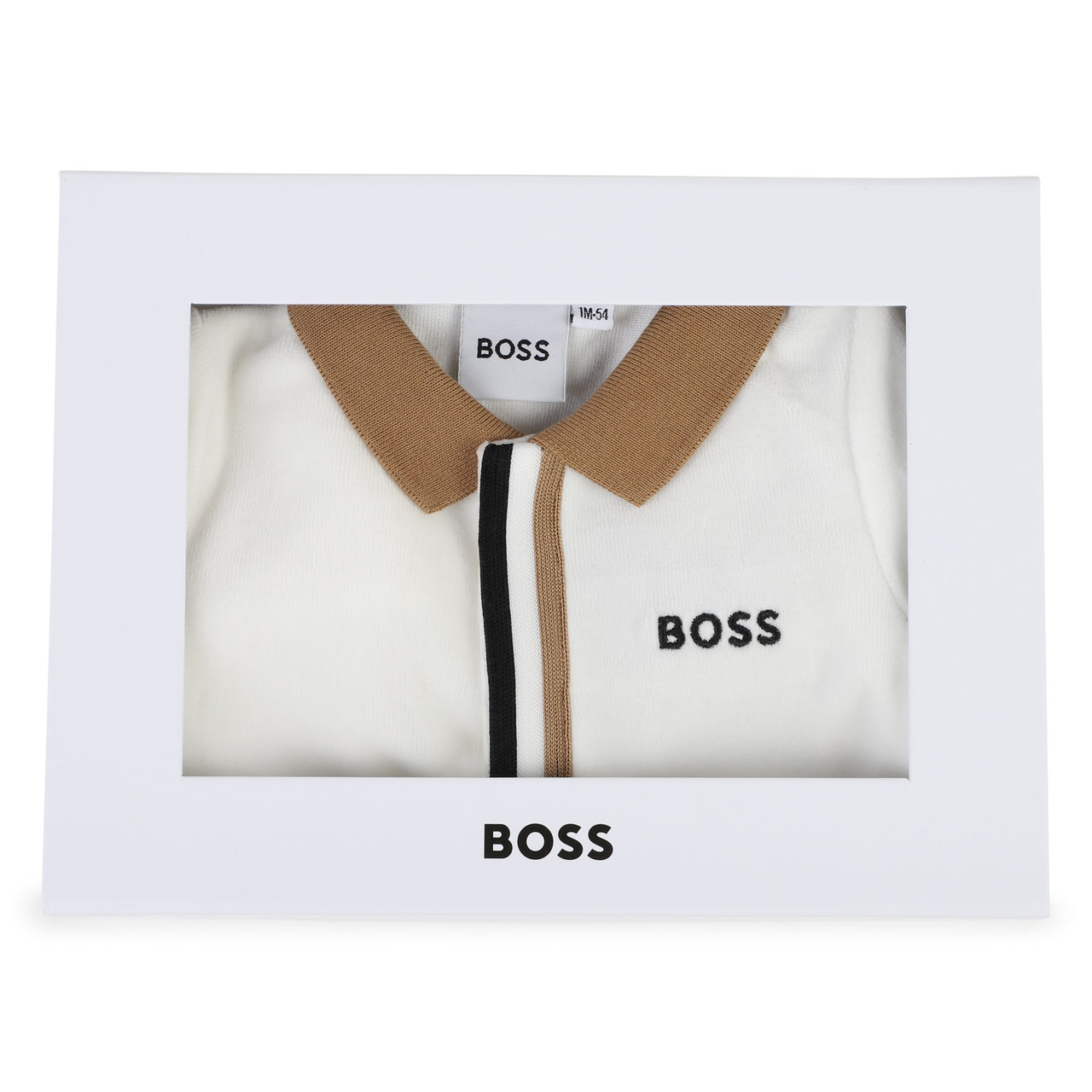 BOSS Mameluco para bebe blanco