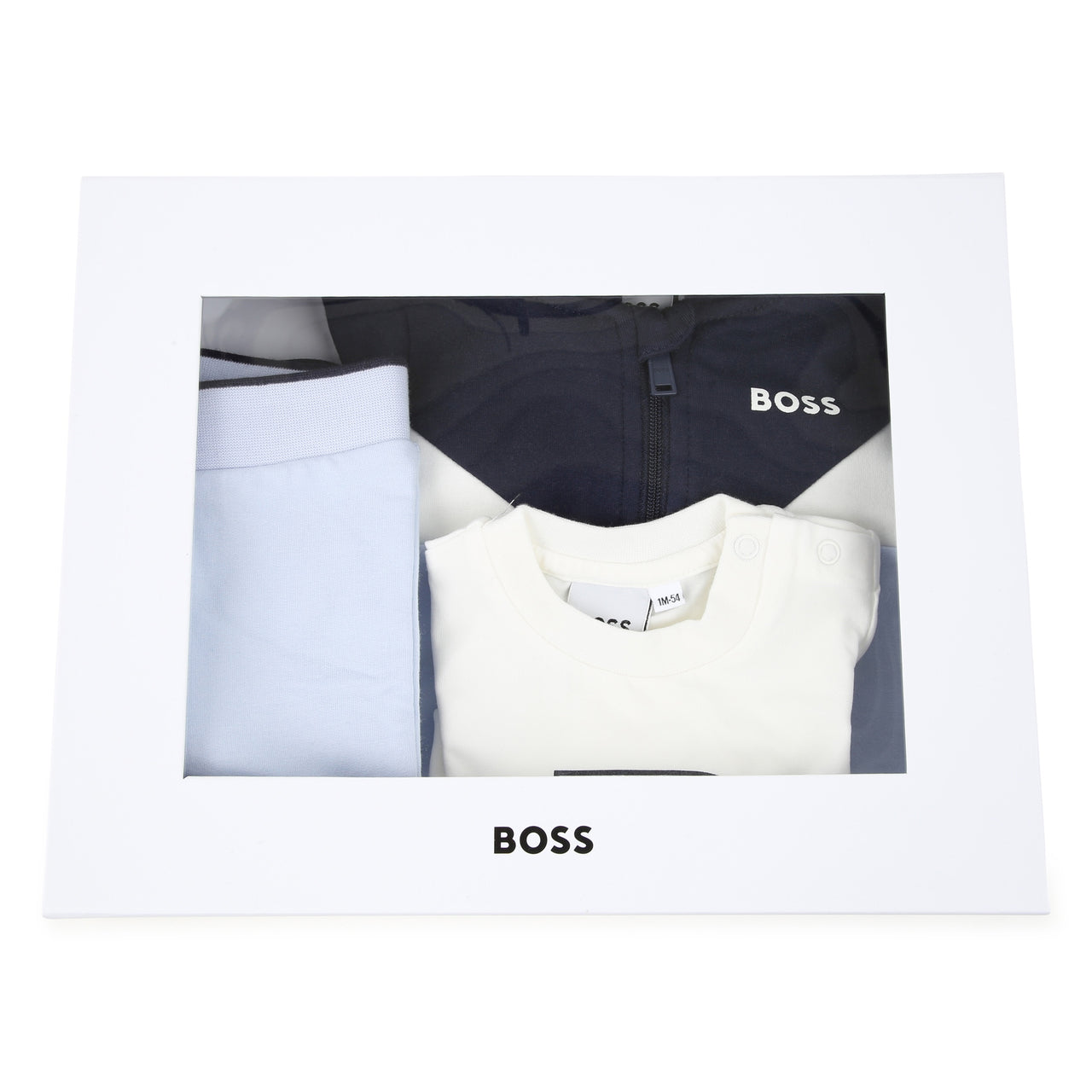 BOSS set de pants para bebee azul cielo