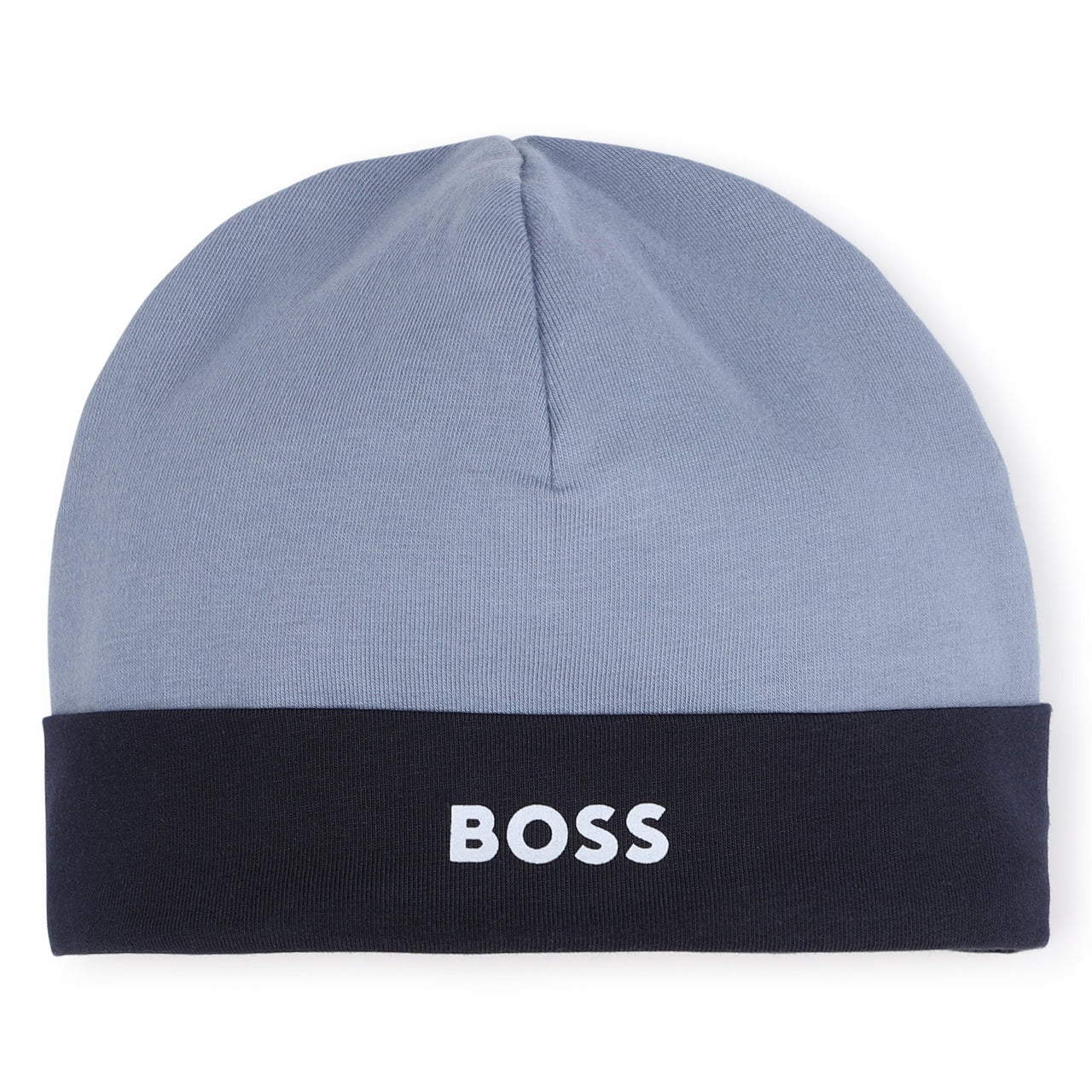 BOSS mameluco y gorro para bebe azul