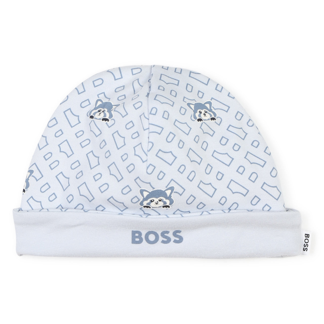 BOSS set de Pañalero babero y gorro para bebé