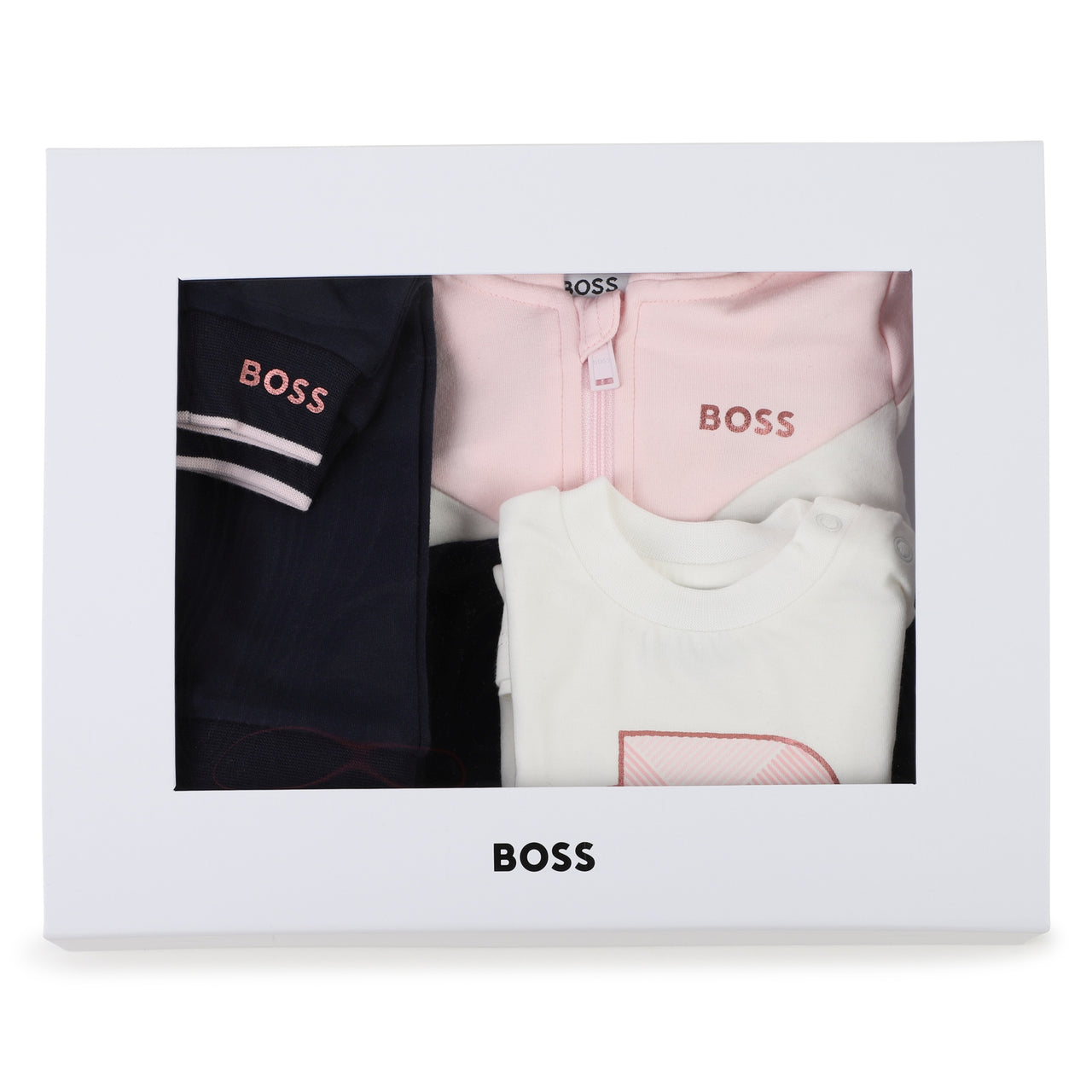 Set de pants y playera Boss para bebe niñas