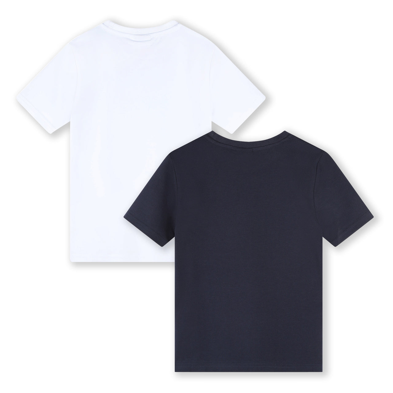 BOSS Set de 2 playeras para niño y adolescente Blanco y Marino