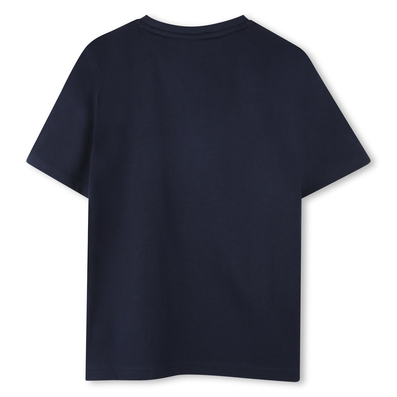 BOSS playera para ni–o y adolescente manga corta color azul marino