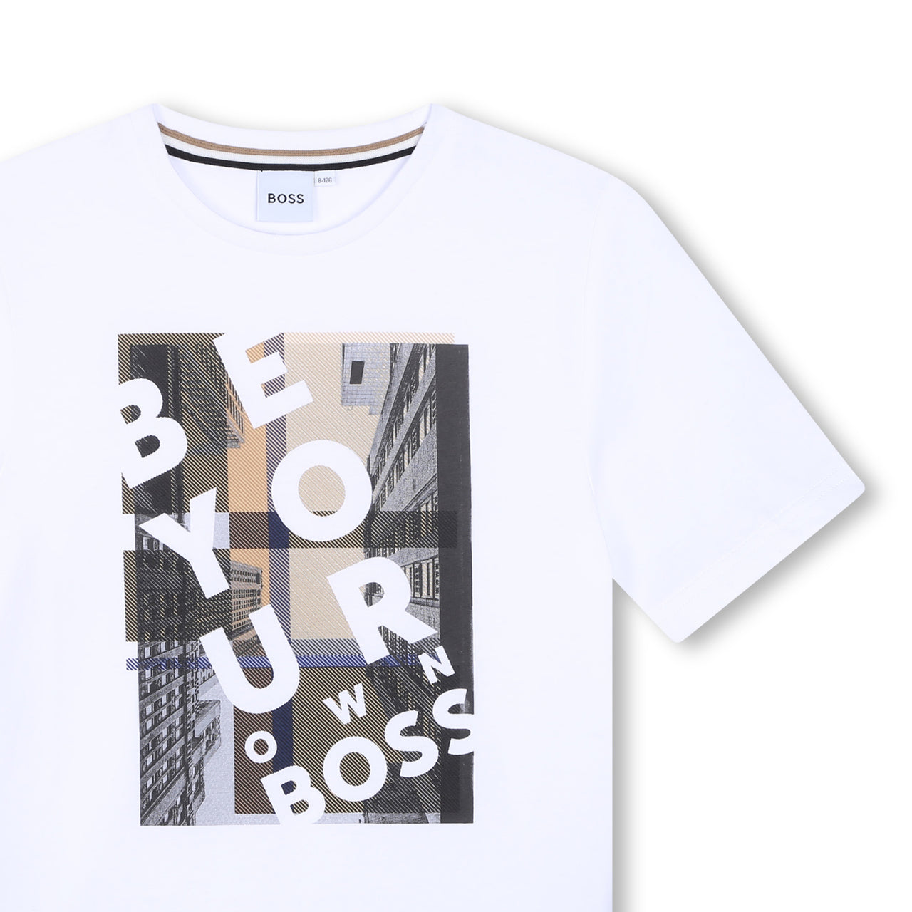 BOSS Playera para niño y adolescente