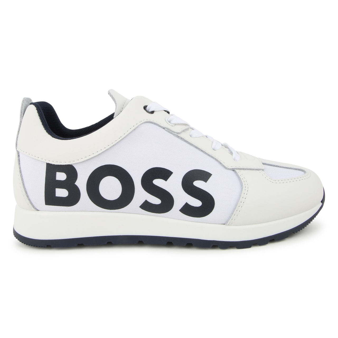 BOSS Tens para niño y adolescente blancos con agujetas