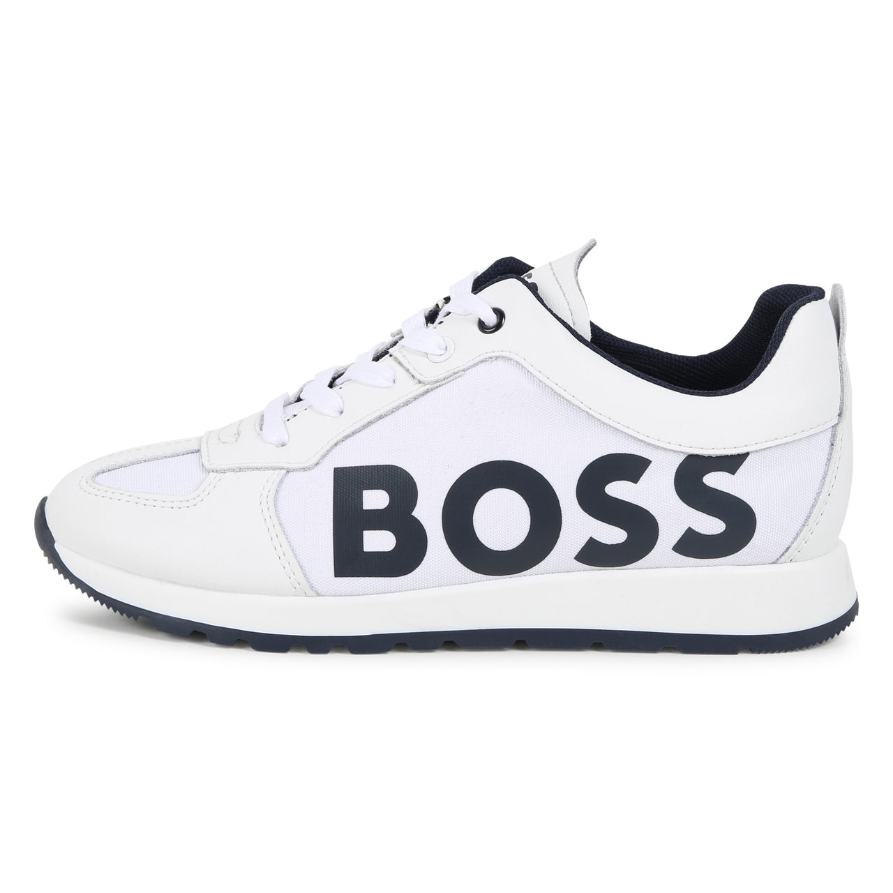 BOSS Tens para niño y adolescente blancos con agujetas