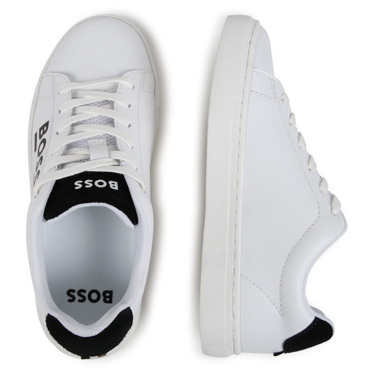 BOSS Tenis para niño y adolescente blanco