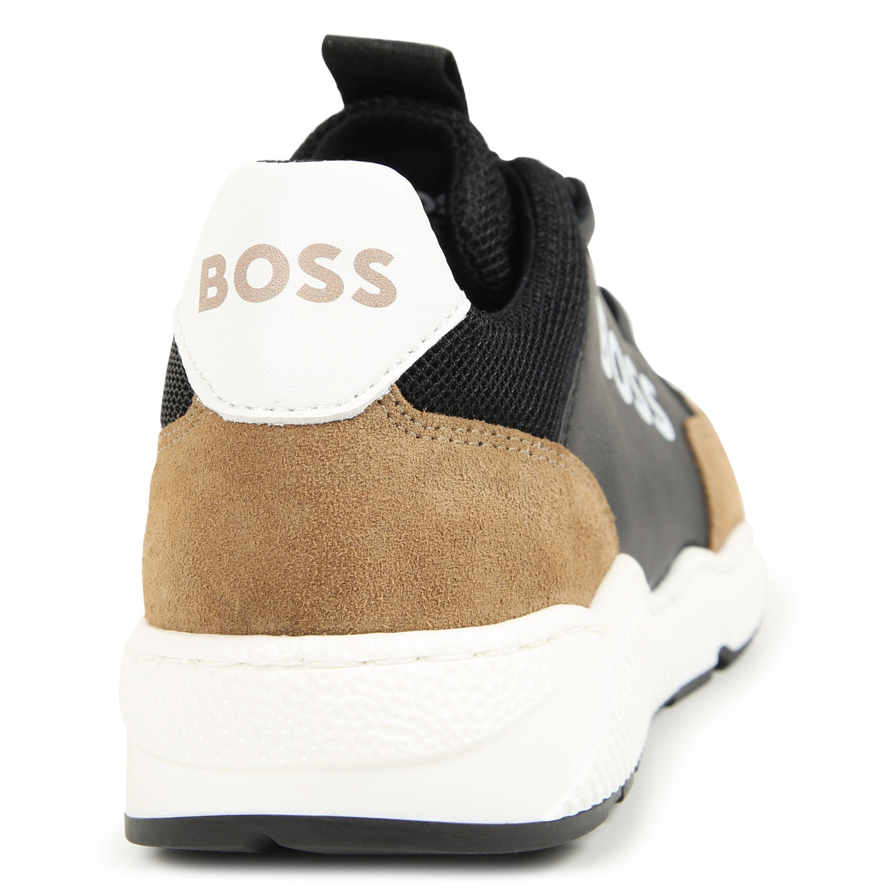 BOSS Tenis para niño y adolescente color galleta