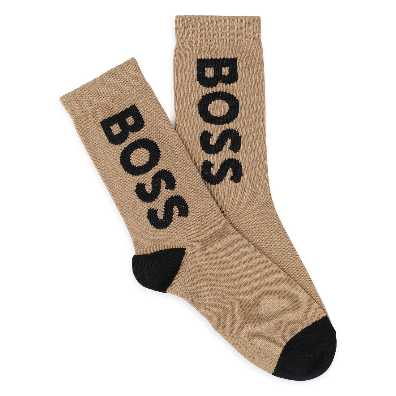 BOSS Set de 3 pares de Calcetines para niñoy adolescente blanco,cafŽ y negro