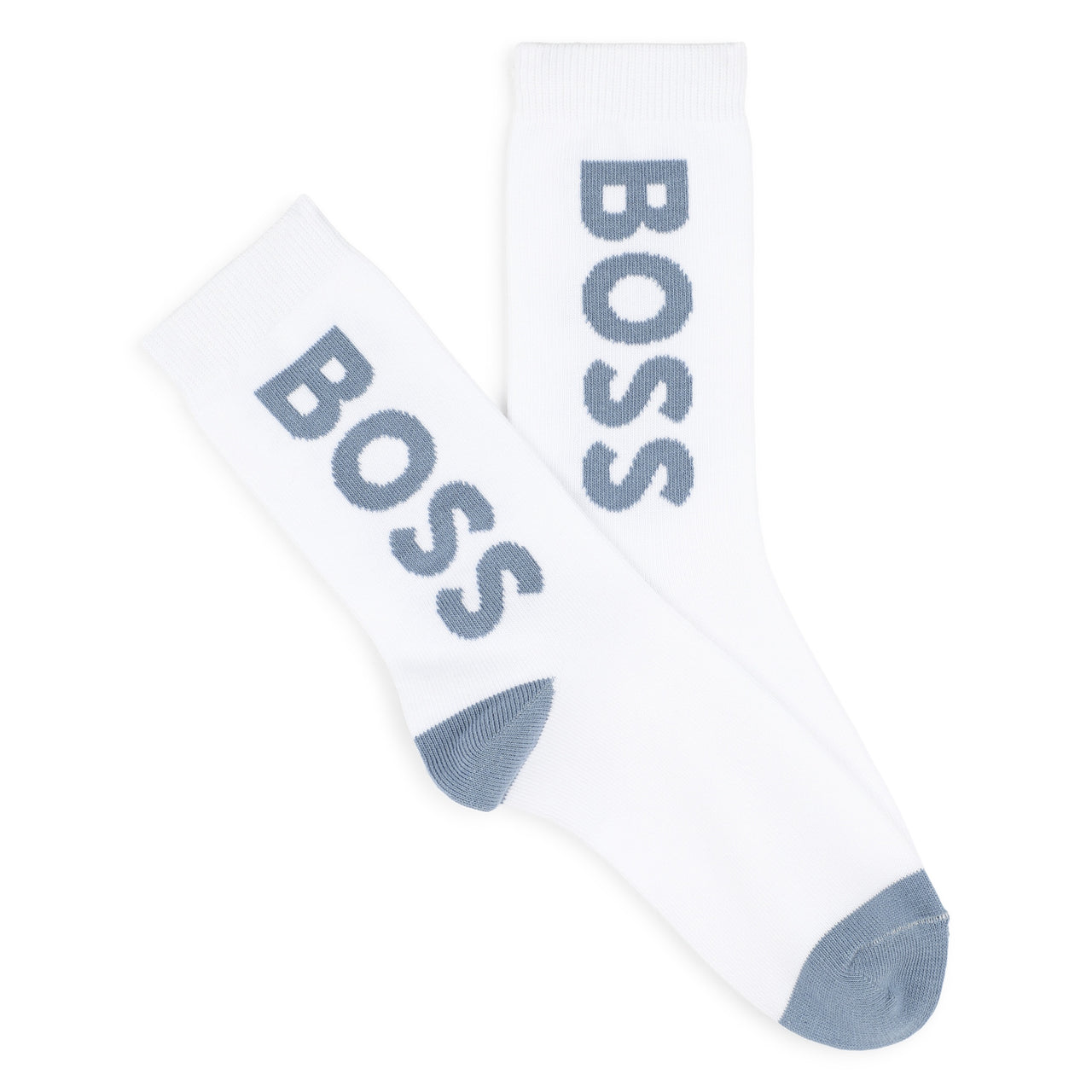 BOSS Set de 3 pares de Calcetines para niño y adolescente blanco,gris y vino