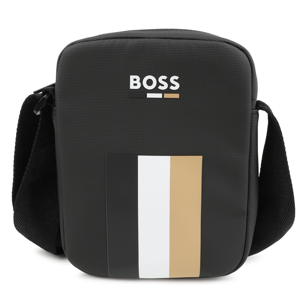 BOSS Croosbody o pasaportera negra