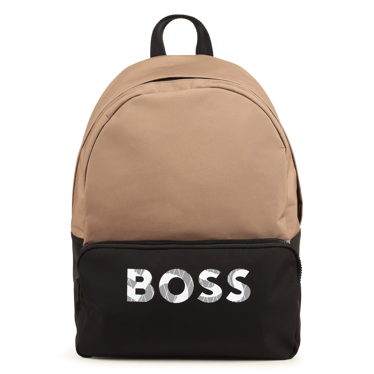 BOSS Backpack beige combinada para niño y adolecente