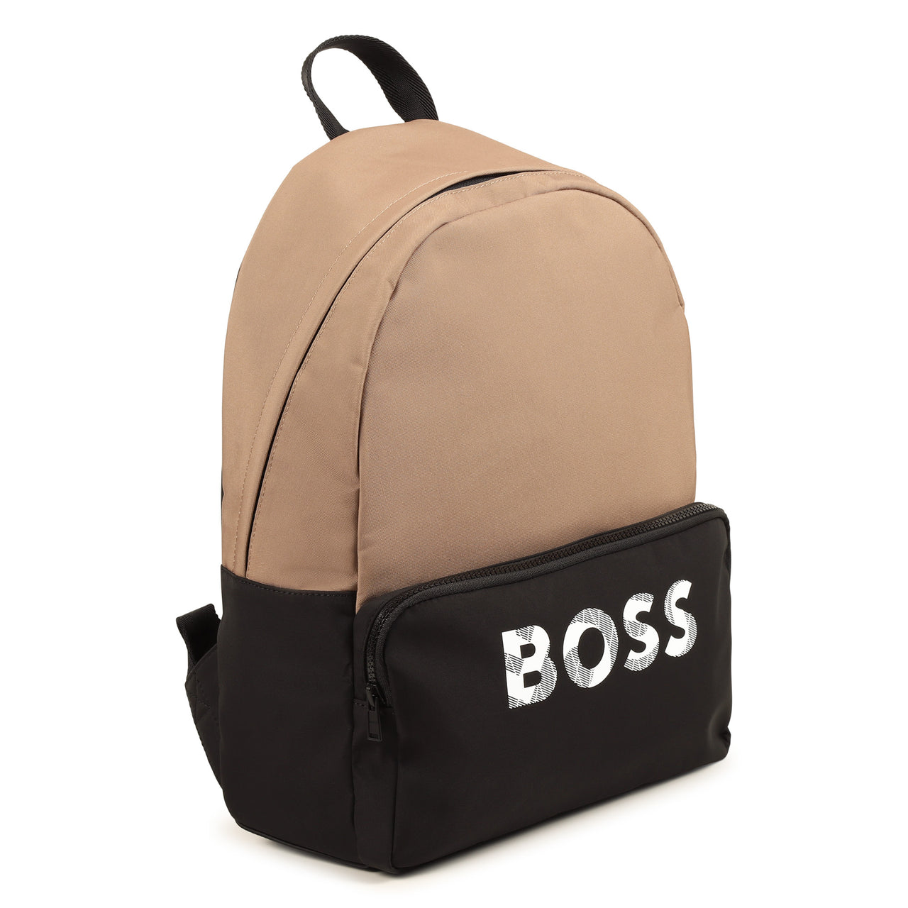 BOSS Backpack beige combinada para niño y adolecente