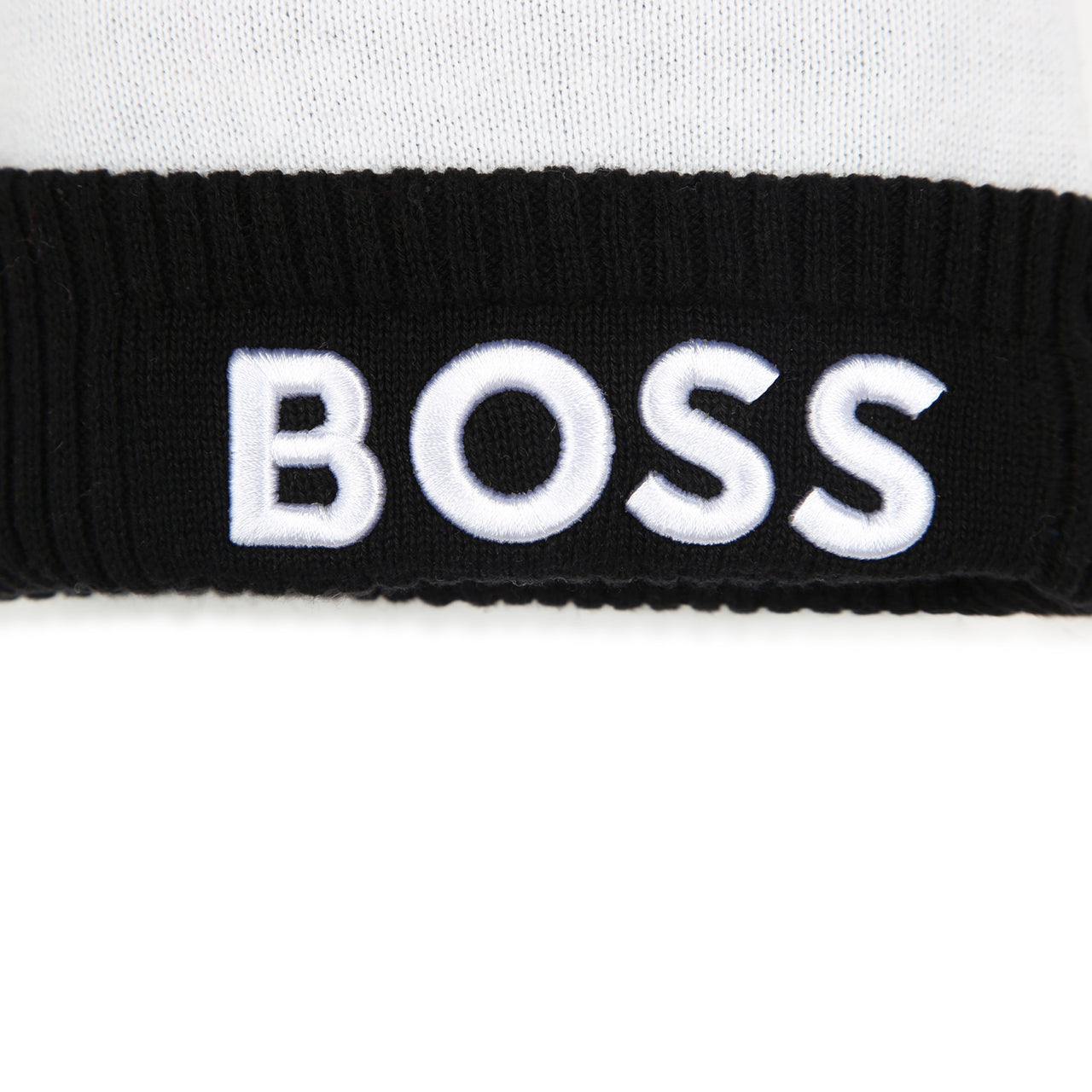 BOSS Gorro de frio para bebe tribanda