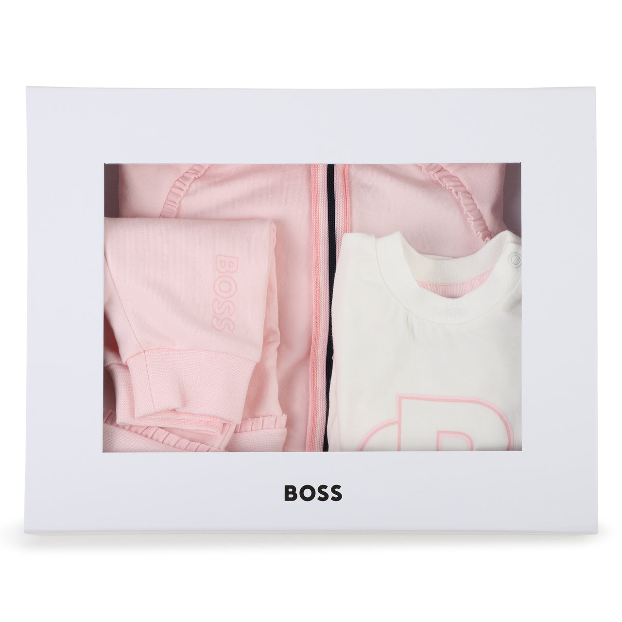 BOSS set de pants para bebe rosa