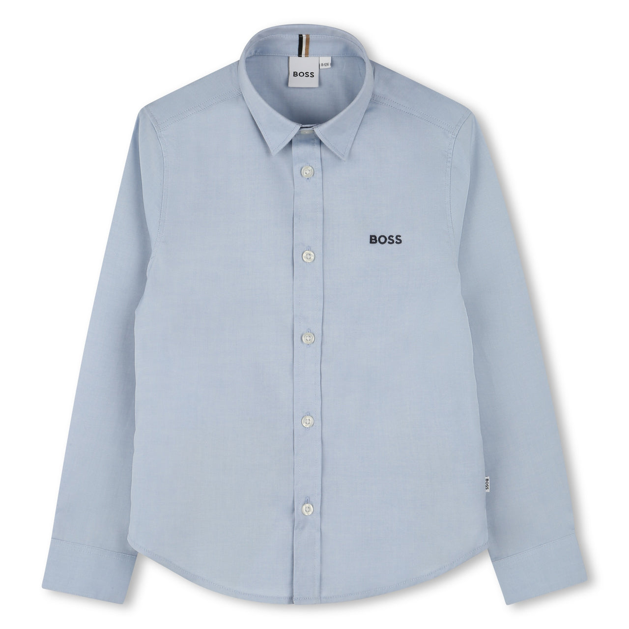 BOSS playera para niño y adolescente azul