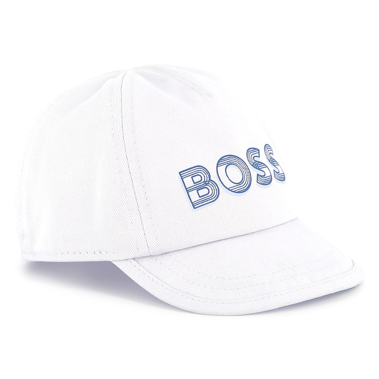 BOSS Gorra o cachucha para bebe color blanco print logo al frente