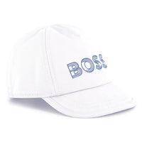 Thumbnail for BOSS Gorra o cachucha para bebe color blanco print logo al frente