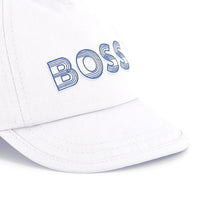 Thumbnail for BOSS Gorra o cachucha para bebe color blanco print logo al frente