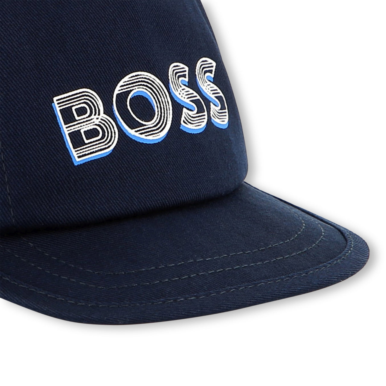 BOSS Gorra o cachucha para bebe reversible tonos azules