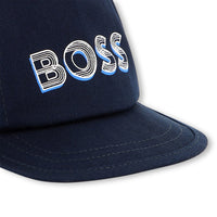 Thumbnail for BOSS Gorra o cachucha para bebe reversible tonos azules