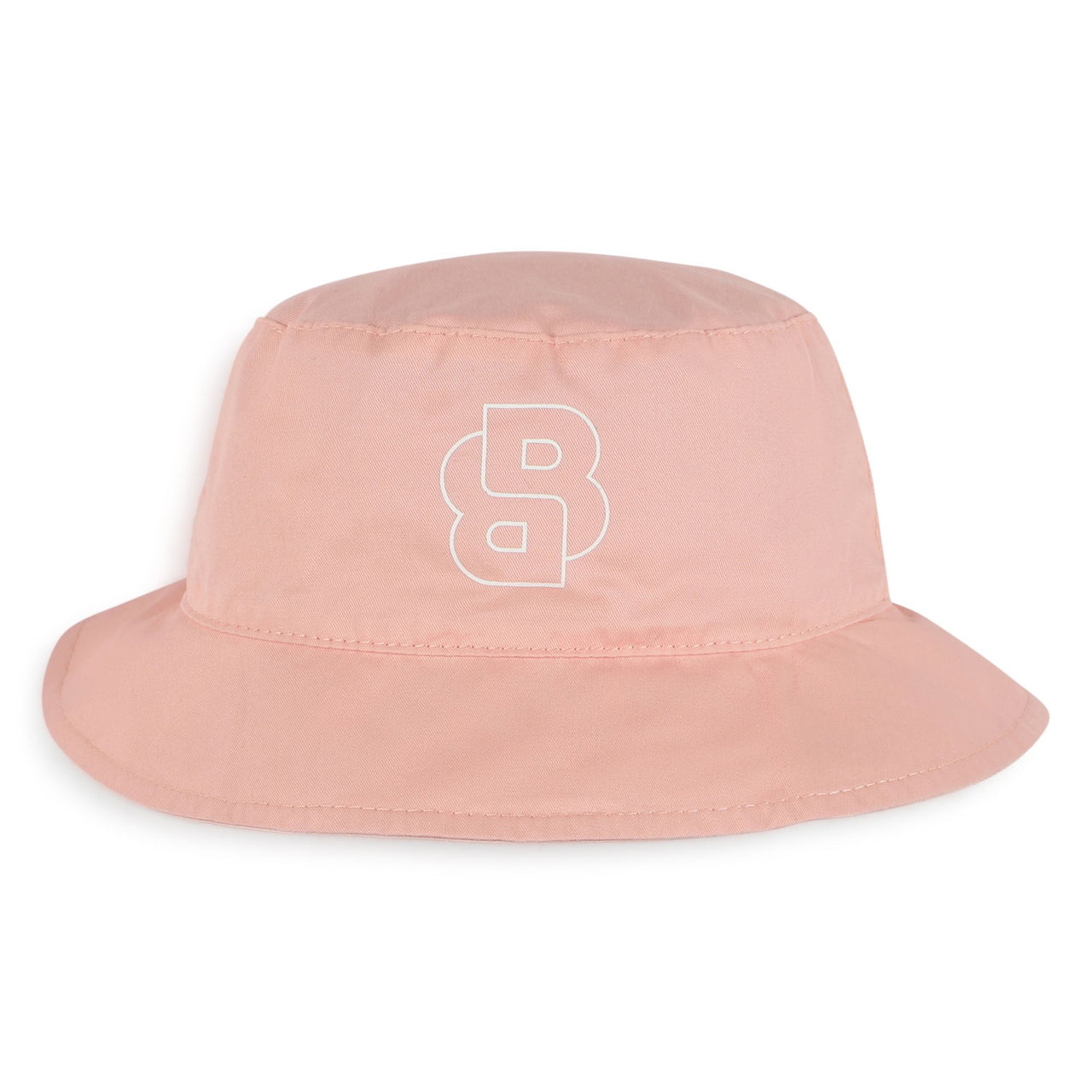 BOSS Gorro para bebe niña all logo rosa