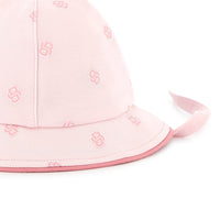 Thumbnail for BOSS Gorro para bebe niña all over print logo rosa