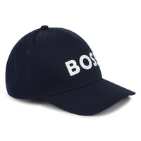 Thumbnail for BOSS Gorra o cachucha para niño y adolescente basica color azul marino, print logo